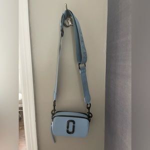 Light Blue Marc Jacobs Snapshot Camera Bag